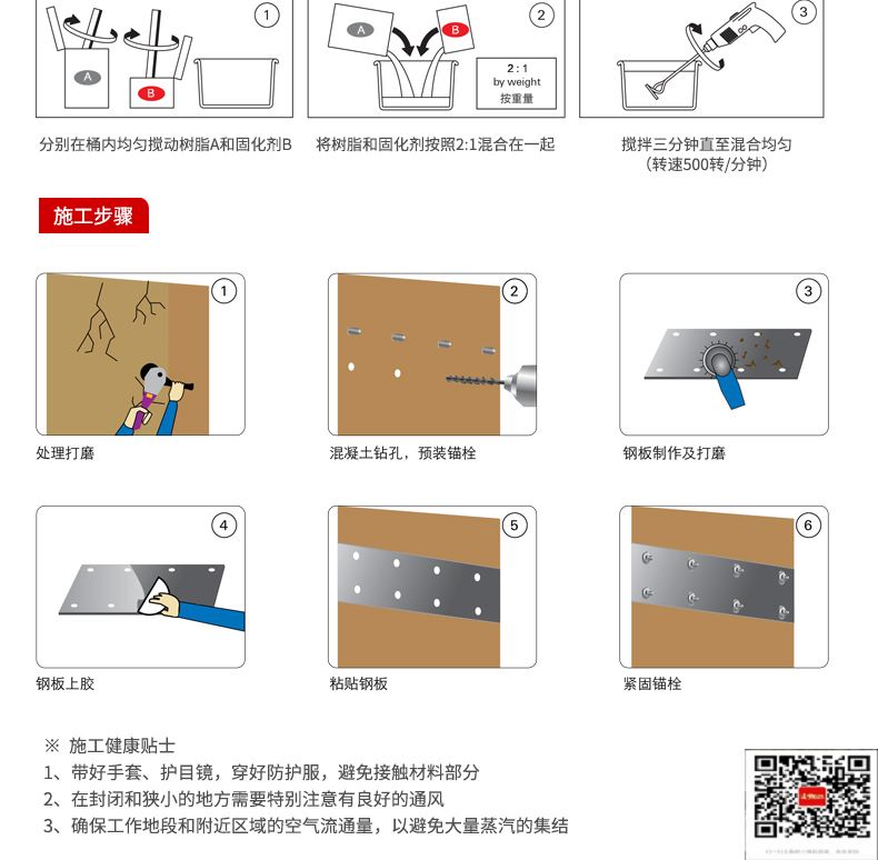 包钢科尔沁左翼中粘钢加固施工过程